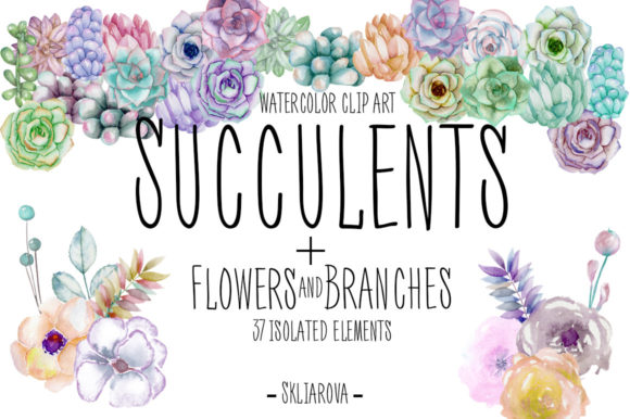 Beyond Gardening: The Creative Power of Succulents Watercolor Clipart