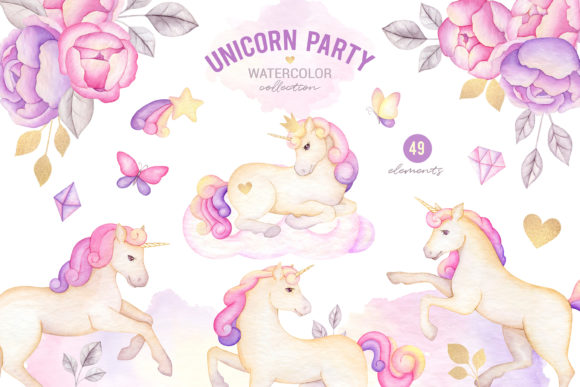 Bringing Dreams to Life with Watercolor Rainbow Unicorn Clipart