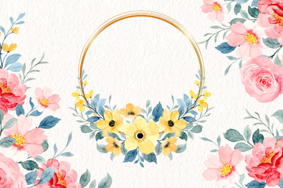 Digital Clipart Watercolor Flower Part54: Your Creative Toolkit