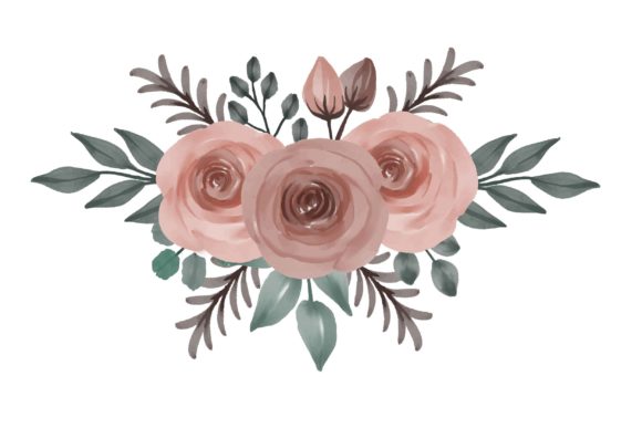 Exploring the Creative Versatility of a Set of Peach Roses Watercolor Frame