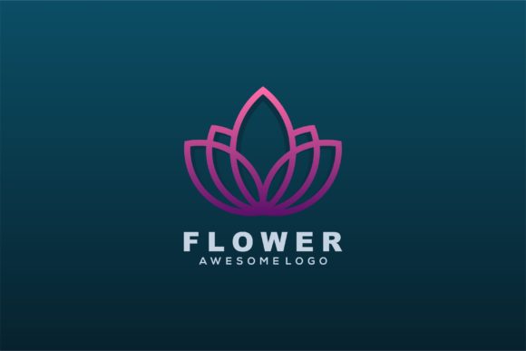 Lotus Line: A Modern Typographic Statement