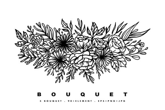 Set Bouquet Element: A Versatile Asset for Romantic Design Workflows