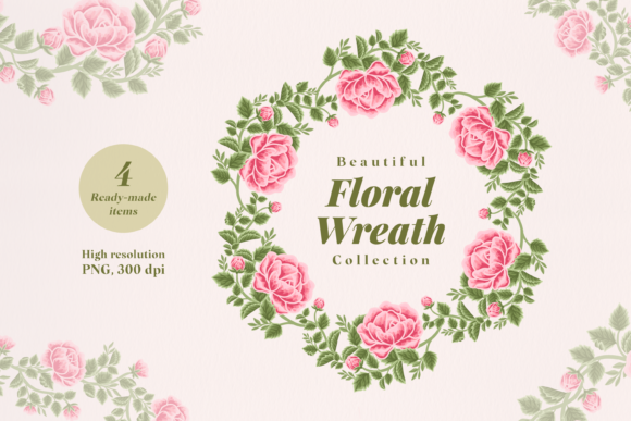 The Enduring Charm of the Shabby Chic Rose Wreath