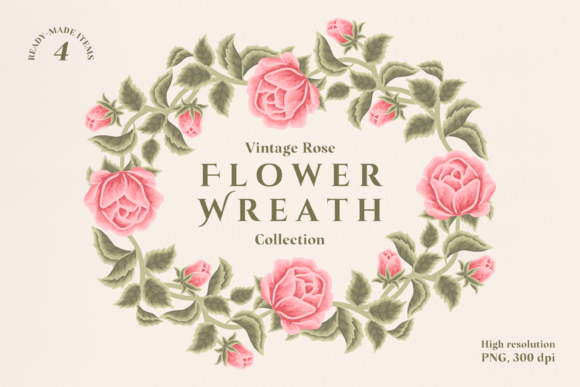 The Evolution of Elegance: Integrating the Vintage Red Rose Oval Flower Wreath Set into Modern Design