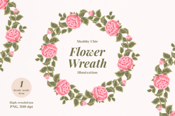 The Practical Value of Hand Drawn Vintage Wreath Art