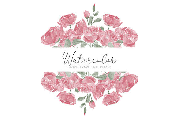 The Strategic Utility of a Watercolor Rose Flower Frame Arrangement