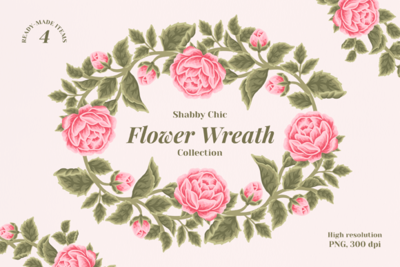 Vintage Shabby Chic Peony Wreath: A Designer's Secret