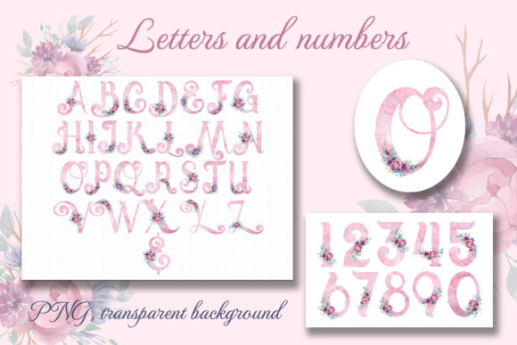 Watercolor Alphabet Flowers: The Artistic Building Blocks for Modern Crafting
