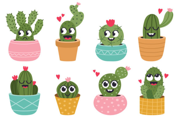 Welcome to Cute Cactus Faces: A Digital Decor Revolution