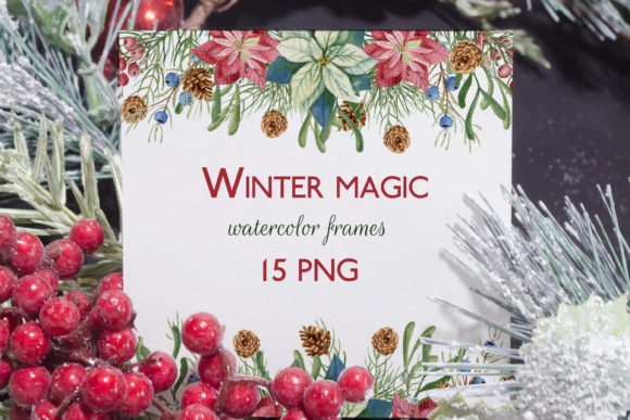 Winter Magic Watercolor Frames: A Toolkit for Festive Creativity